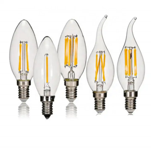 Customized vintage edison light lamps A19 ST64 S14 C35 dimmable led filament bulbs for bedroom