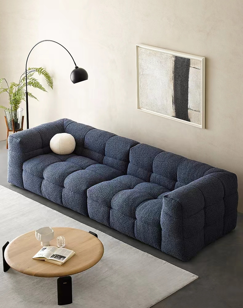 Modern living room sofa marshmallow sofa teddy sofa