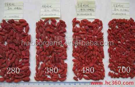 Certified dried goji berries 2022 bulk wholesale