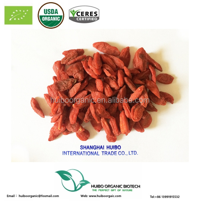 Certified dried goji berries 2022 bulk wholesale