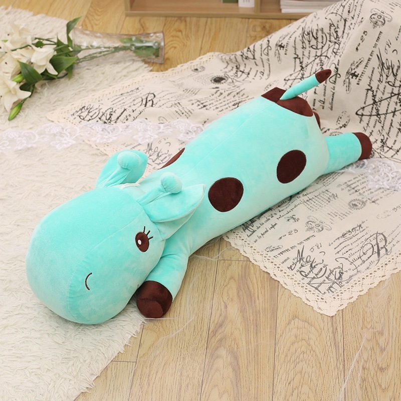 Creative gifts Kawaii stuffed cotton plush toy cartoon cute Lying giraffe plush doll