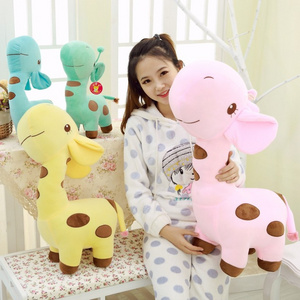 Creative gifts Kawaii stuffed cotton plush toy cartoon cute giraffe plush doll