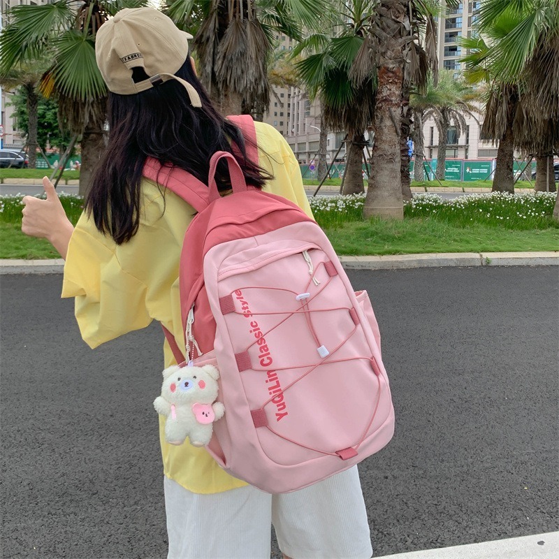 large capacity travel backpacks school bag girl boy laptop book bags College high teenager student schoolbag