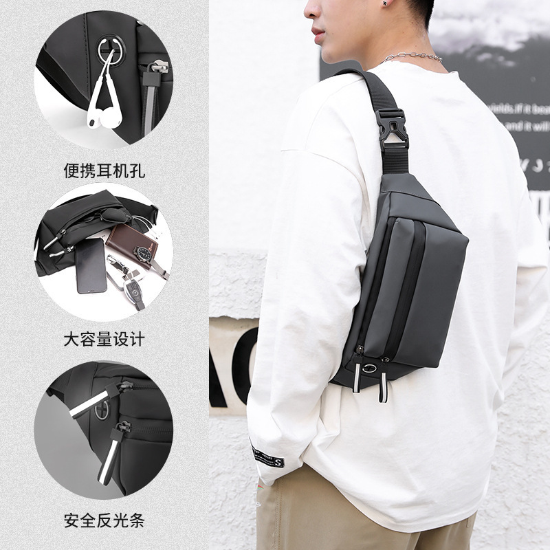 high quality personalized leisure outdoor sports single shoulder crossbody bag fashion riding men waist bags