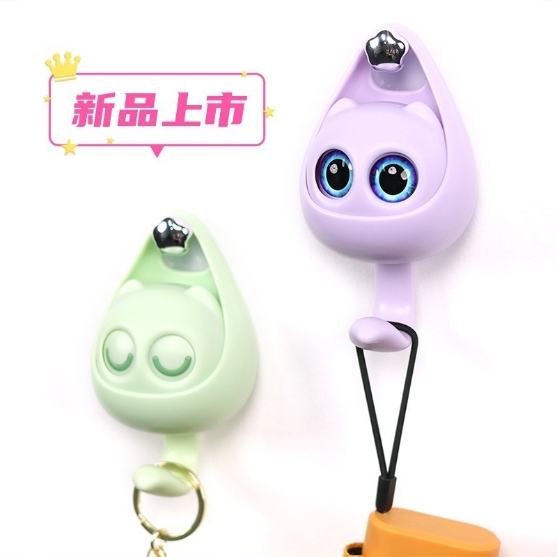 cute decorative heavy duty removable kichen plastic coat towel hanger hanging mounted blink eye adhesive organisation wall hook