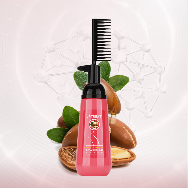 Straightening Hair Creamprotects hair from humidity with arresistible shine