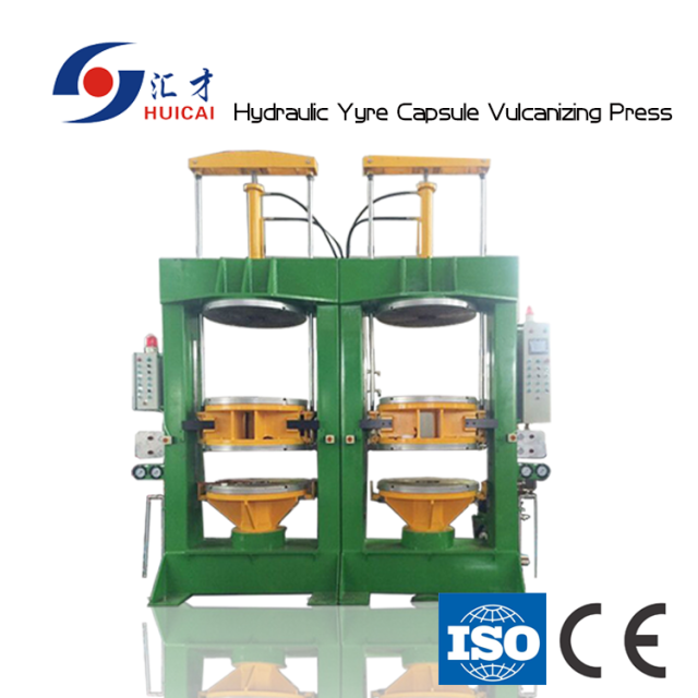 Motorcycle Tire Capsule Vulcanizer Machine hydraulic curing press