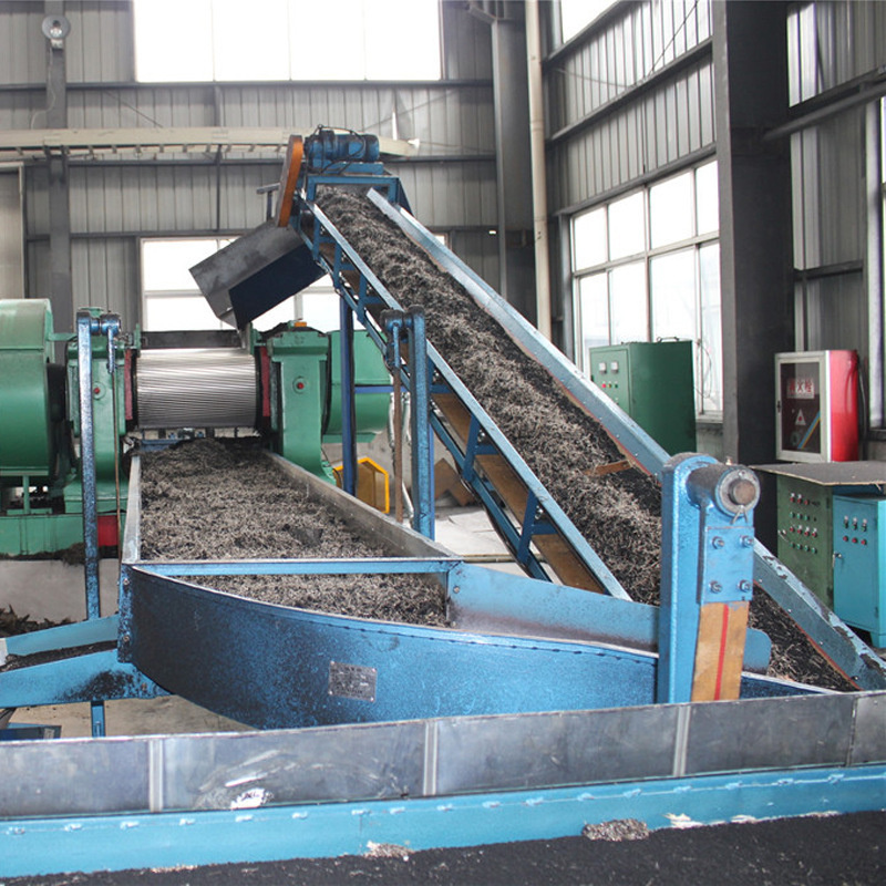 Rubber Recycling Machinery Crushers Rubber Cracker Mill Tire Crusher Machine