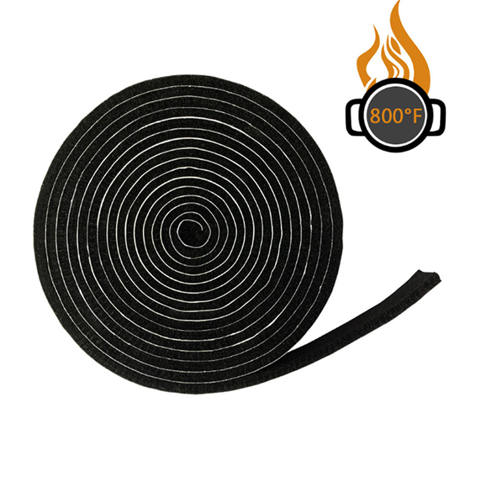 High Performance BBQ Gaskets Smoker Seals - Self Stick 1/2 x 1/8 x 15 ft long Hi -Temp