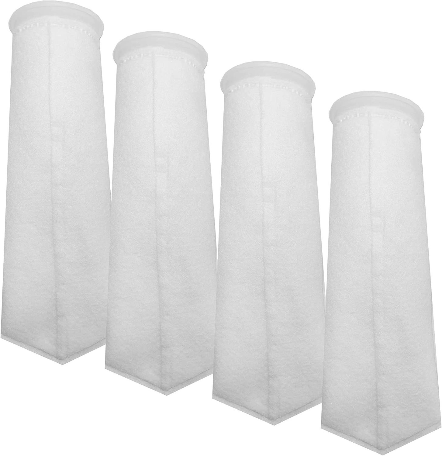 Industrial Process Filter Bags Liquid Filter Bags Polyester Felt with Polypropylene Ring