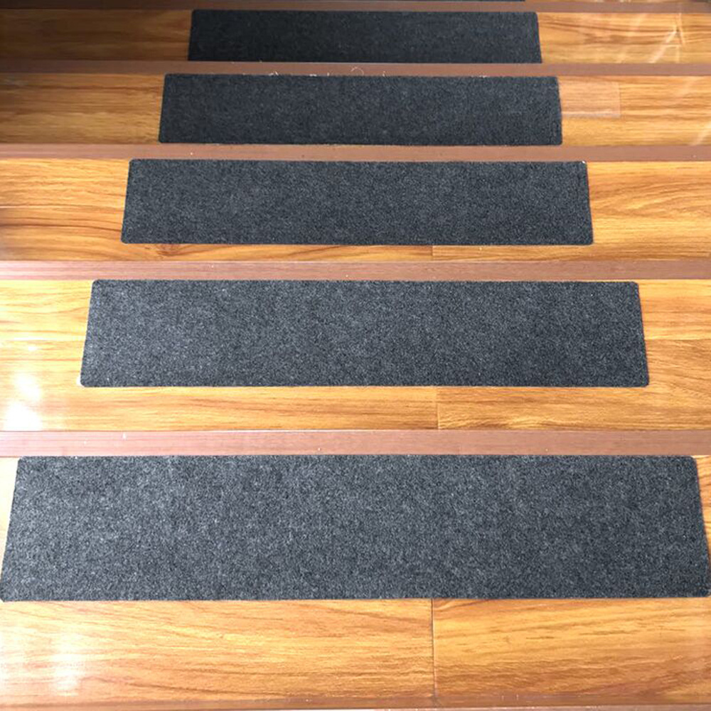 Eco-friendly Non Slip Polyester Adhesive Floor Antiskid Stairs Mat Step Mat