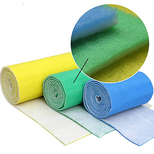 China Suppliers recycling Polyester filter cloth For air filter Non-Woven filter raw material