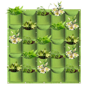 Hanging Planting Grow Bags Vertical Wall Planter Wall Mounted Grow Bag Outdoor Indoor Gardening Greening Flower Container