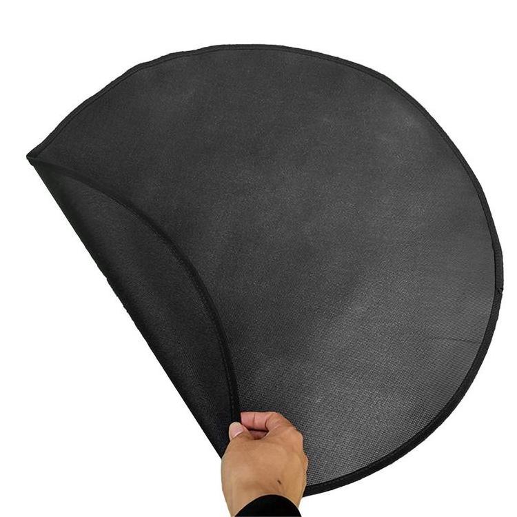 Silicone Coating 36 inches or Customize Fiber Glass Fire Pit Mat for Deck Fireproof mat under Grill Mat BBQ Heat Shield Ember