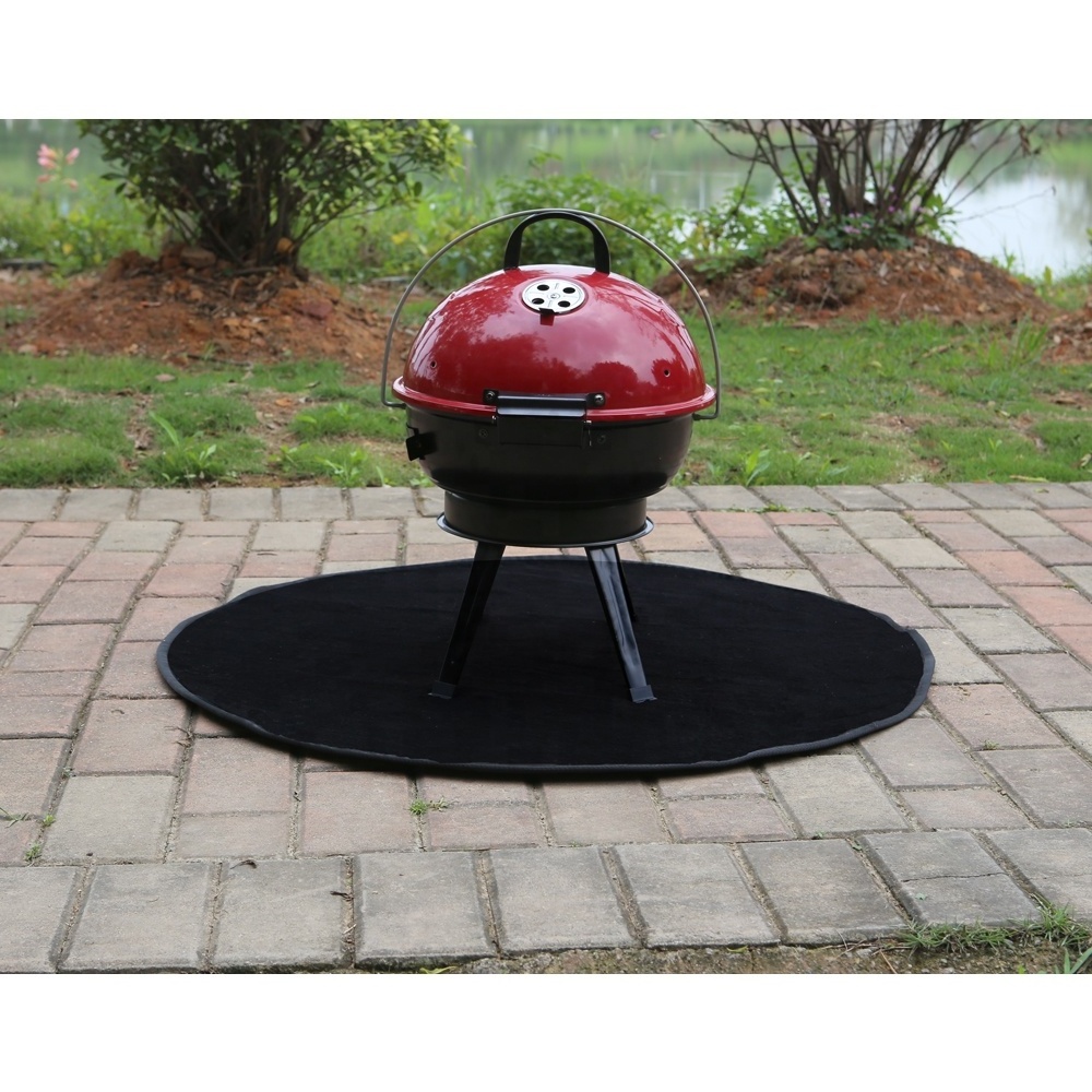 Fireproof Fire Pit Mat Non-stick Grill Protective Deck And Patio Floor Mat