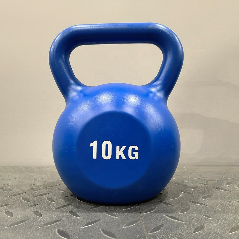 Colorful Cement Plastic Kettlebell Sand Filled Plastic Kettlebell Cheaper Kettlebell 5lb 10lb 15lb 20lb 25lb