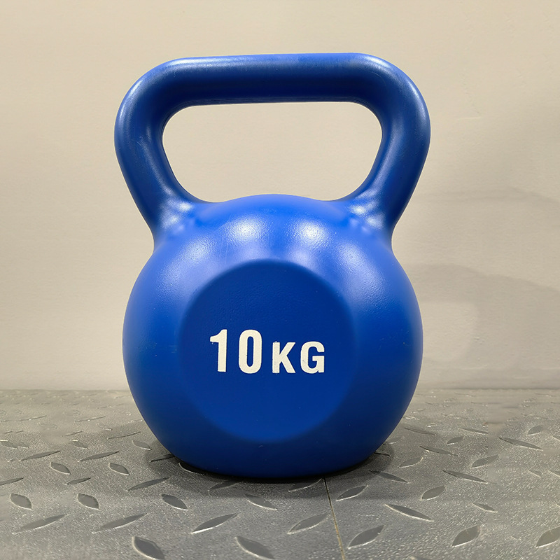 Colorful Cement Plastic Kettlebells Sand Filled Plastic Kettlebell Cheaper Kettlebell 5lb 10lb 15lb 20lb 25lb