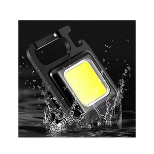 Hot Products 3 Light Modes COB  500 Lumens Rechargeable Portable Pocket Keychain Light