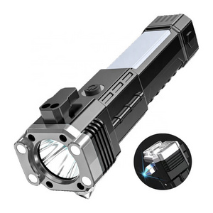 Factory Best Price ABS Outdoor Emergency Rechargeable Powerbank Magnetism Led Flashlight