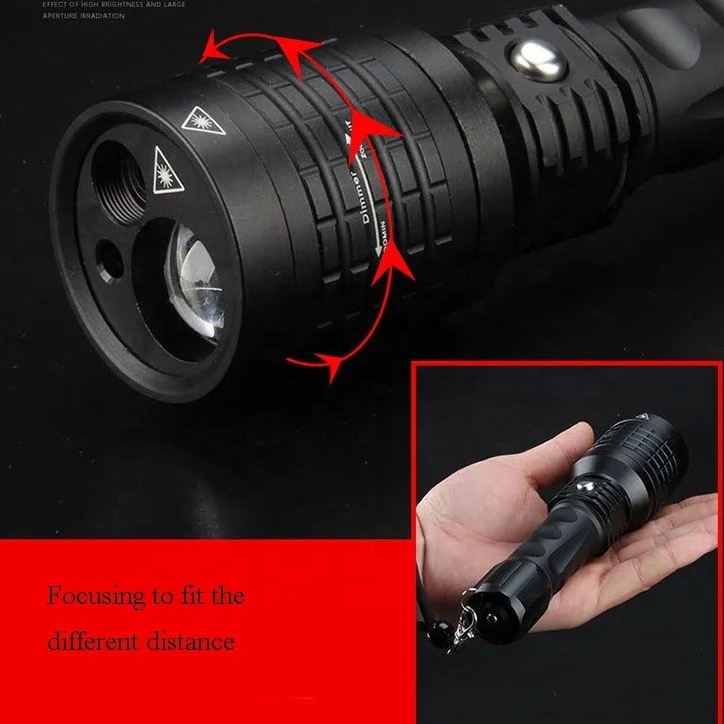 New Design Led Flashlight Laser Combo Red And Green Laser Outdoor Lighting Laser Flashlight