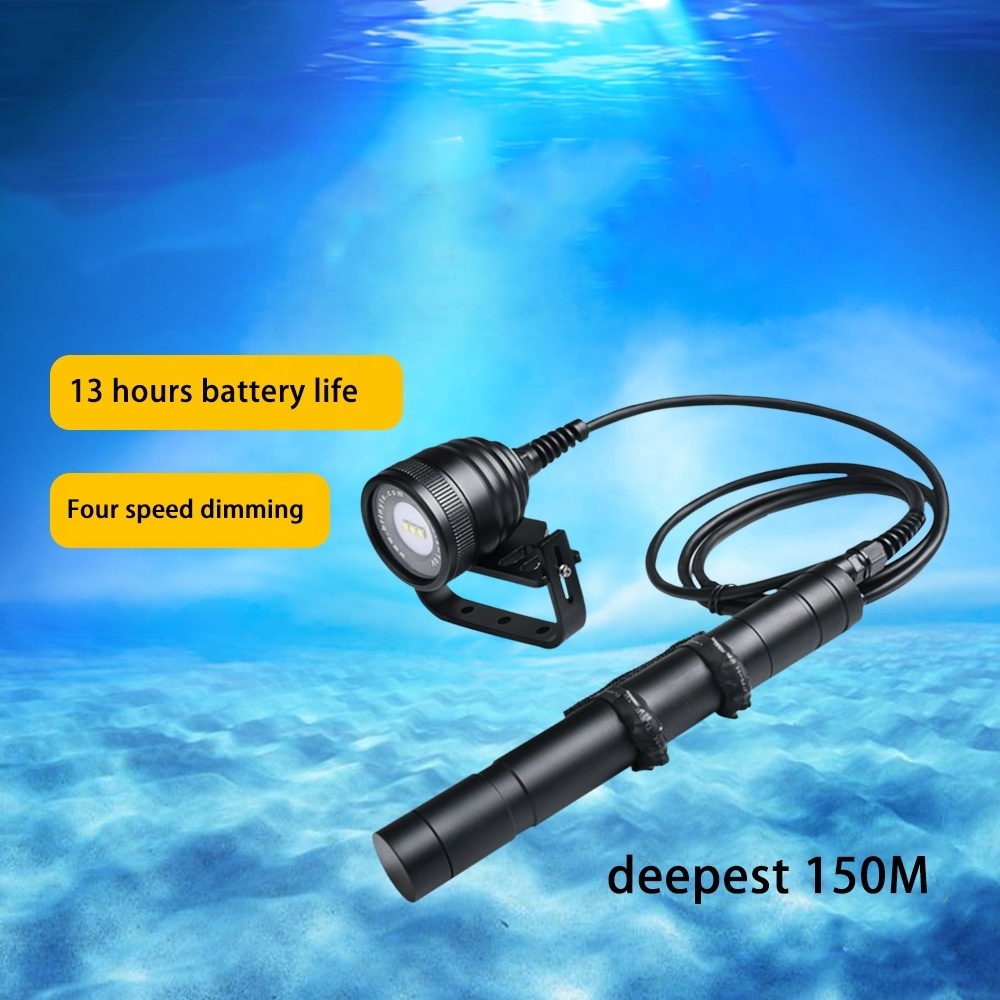 Strong Light 3000 lumens LED diving flashlight  Underwater Waterproof Diving LED Light Flashlight