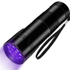 395nm Mini UV Torch Light Purple Light Flashlight AAA Battery LED UV Flashlight