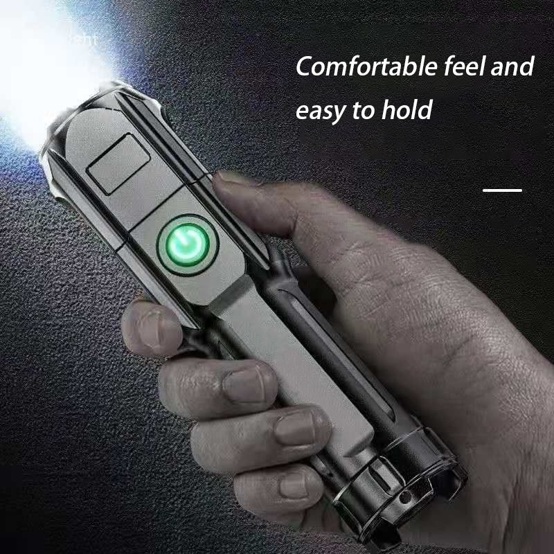 Direct Sales Rechargeable Outdoor Waterproof Tactical Torch Ultra-bright LED Flashlight