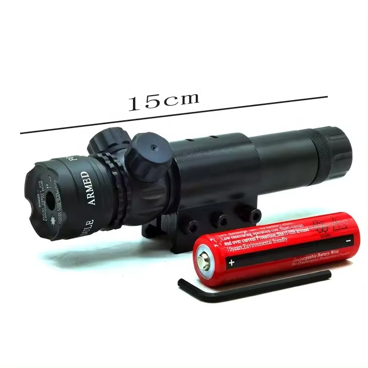 New Design Outdoor Tactical Hunting Green Laser Point Sight With Adjustable Green Laser Flashlight