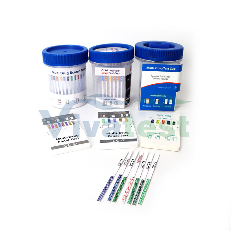 High Accuracy Drug Test One Step Coc THC MOR MET Urine DOA Test Strip Kits