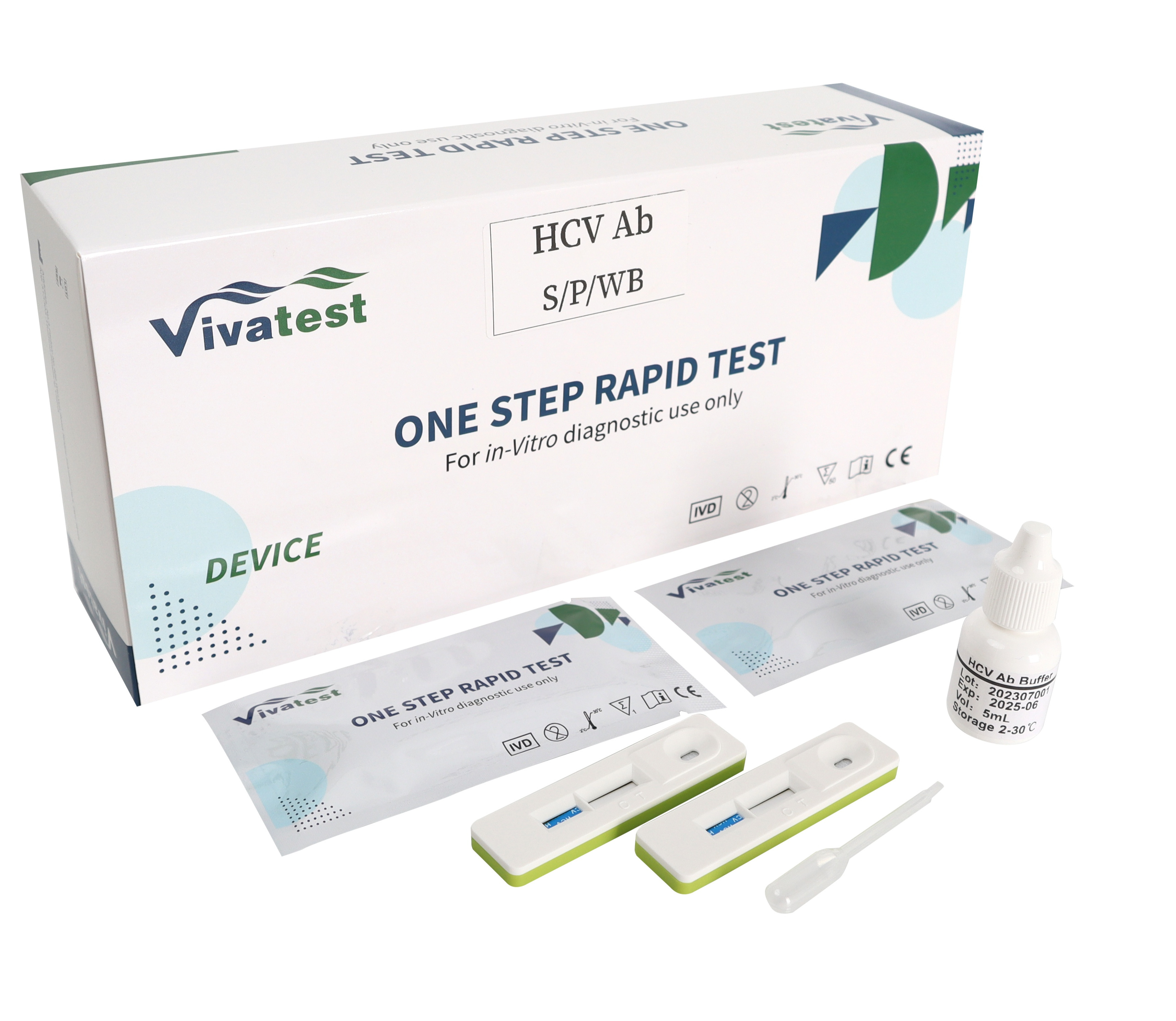 Vivatest Rapid Diagnostic  Test Syphilis/Hpylori/Malaria/Dengue/Typhorid Hcv Rapid Test Kit