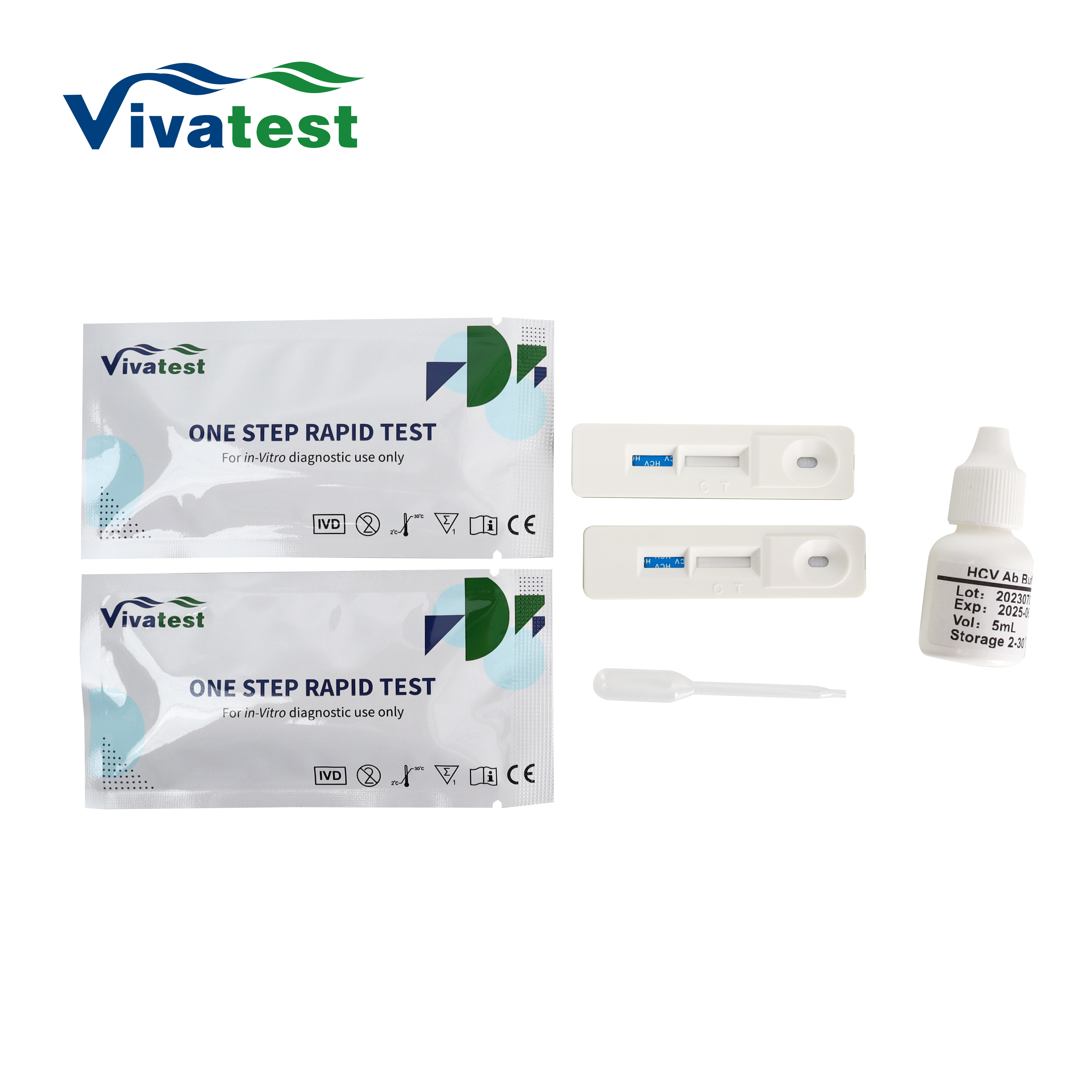 Vivatest Rapid Diagnostic  Test Syphilis/Hpylori/Malaria/Dengue/Typhorid Hcv Rapid Test Kit