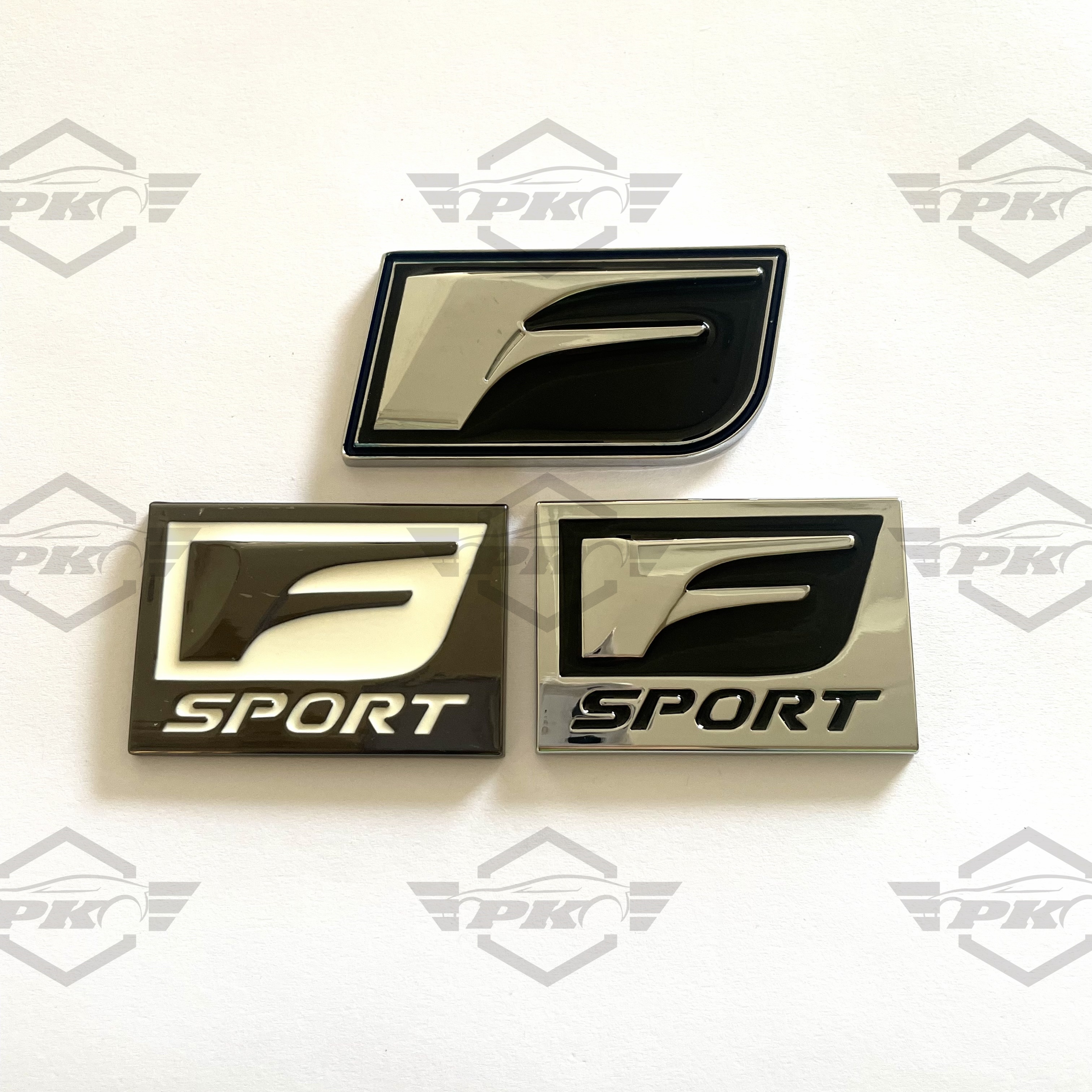 3D Metal F Sport Rear Trunk Badge Emblem Side Fender Sticker For Lexus IS ISF GS RX ES IS250 ES350 LX570 GS CT200 CT200H