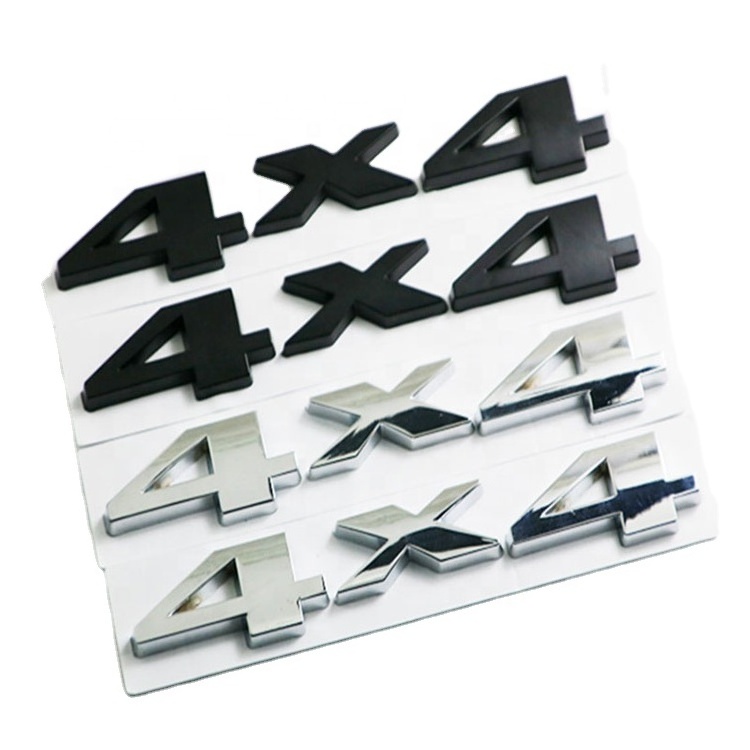 3D 4X4 Four wheel drive Car Logo Emblem Badge sticker for Ford Bmw Lada Honda Audi Toyota