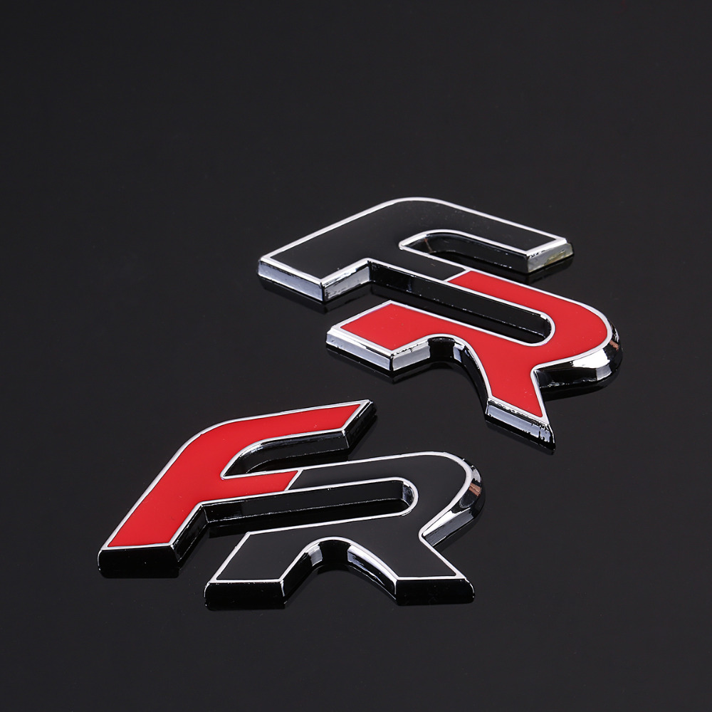 ABS 3D Metal Car Sticker FR Sport Logo Badge Emblem