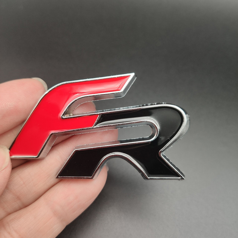 ABS 3D Metal Car Sticker FR Sport Logo Badge Emblem