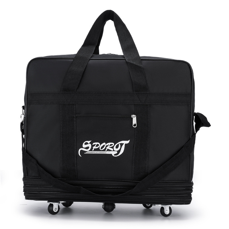 Custom Logo Waterproof Factory Large Capacity Waterproof Foldable Travelling Luggage Trolley Suitcase Bags