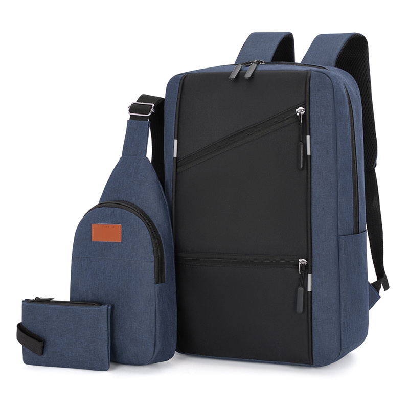 Wholesale 2024 New Polyester Fiber Usb Smart Business Travel Laptop Backpack With Security Lock