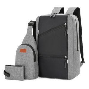 Wholesale 2024 New Polyester Fiber Usb Smart Business Travel Laptop Backpack With Security Lock