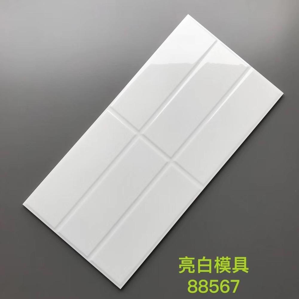 300*600 Indoor white faux brick wall ceramic tiles for bathroom and kitchen