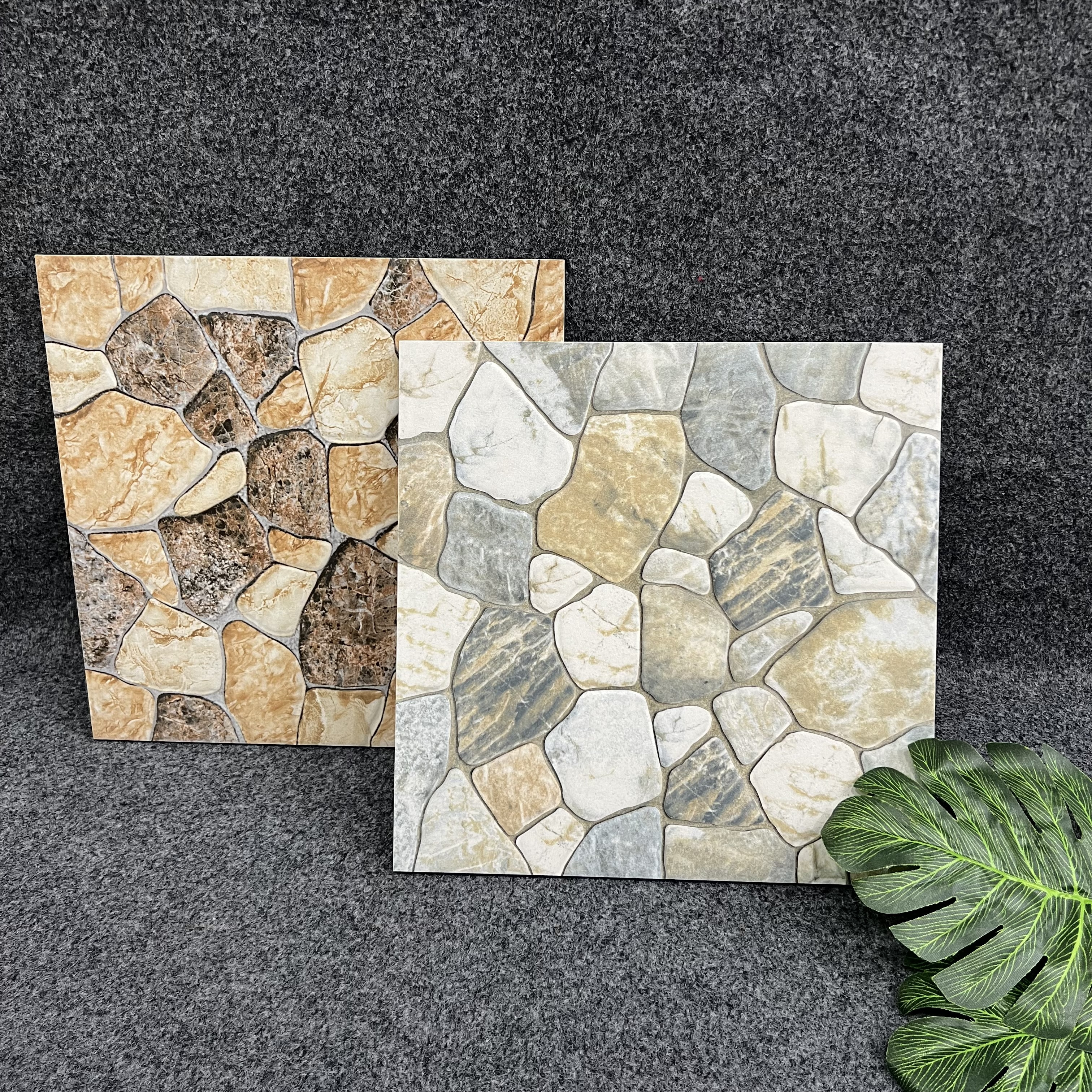 cobblestone floor  tile 30*30 matte surface for veranda floor tile