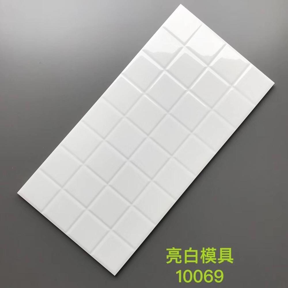 300*600 Indoor white faux brick wall ceramic tiles for bathroom and kitchen