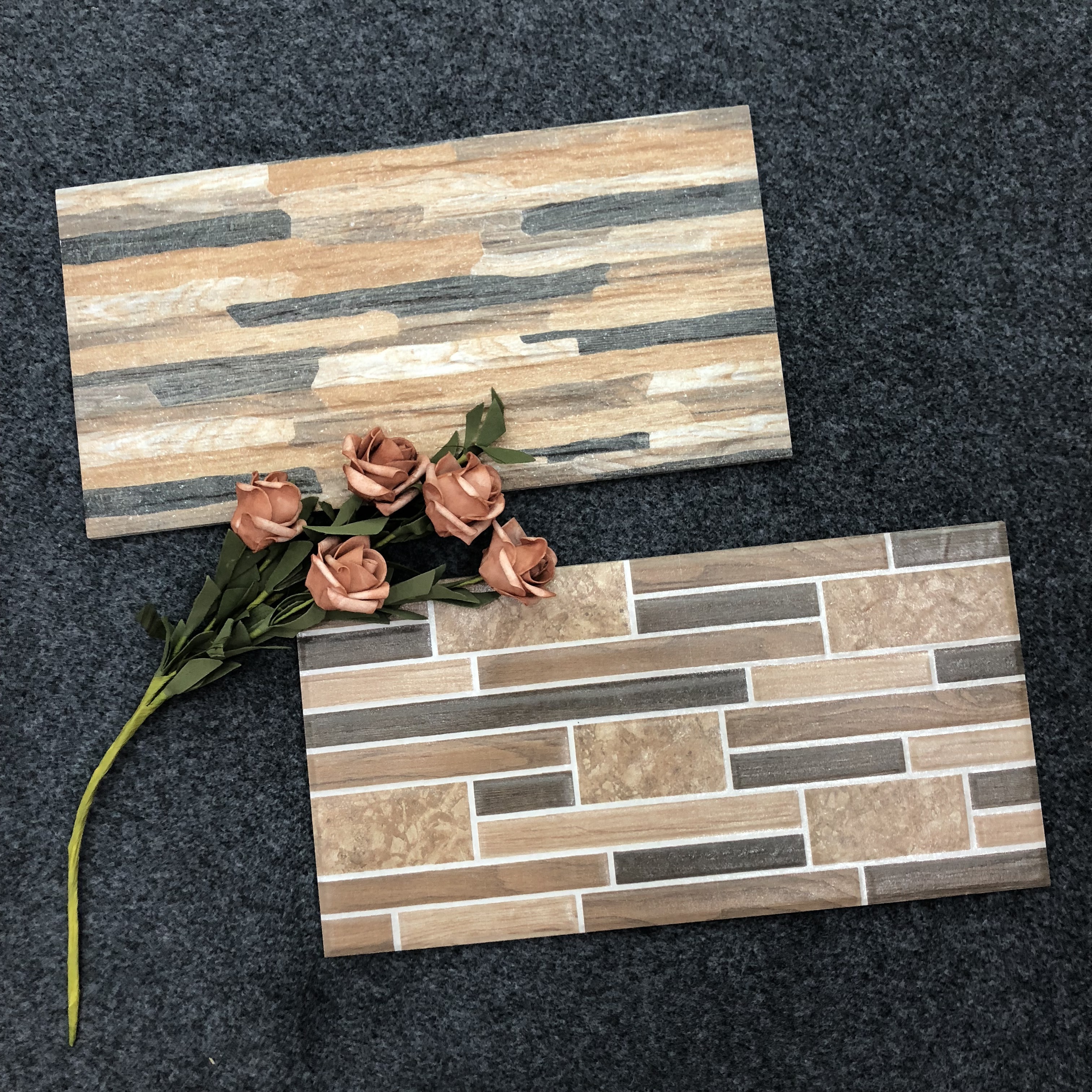 200*400mm stone 3d wall tile for villa exterior wall