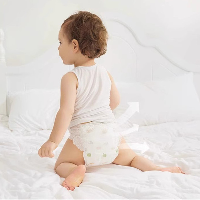 Factory sells low-priced and high-quality disposable baby pants diapers baby backpacks and pants