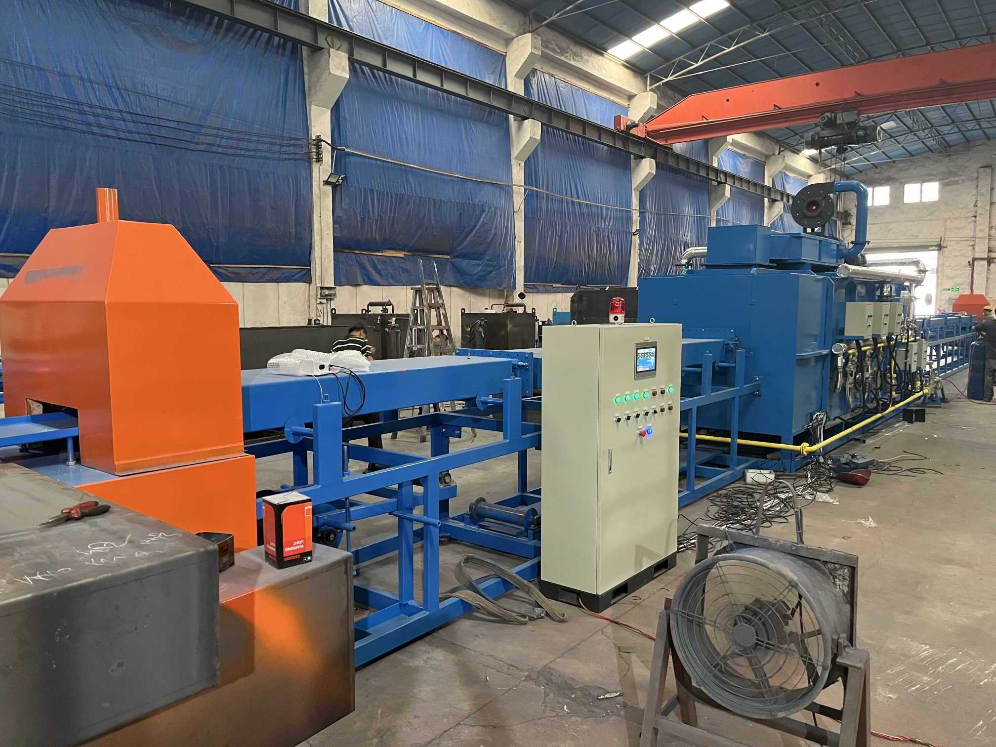 steel tube natural gas fired annealing heat treatment furnace supplier