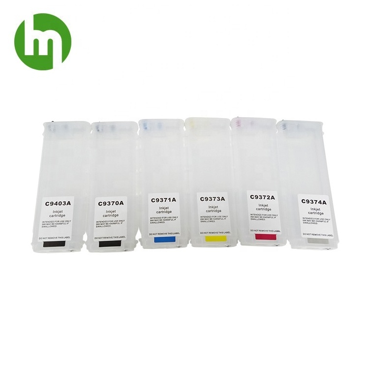 280 ML For HP72 Refillable Cartridge for HP designjet T610 T770 T790 T1100 Plotters