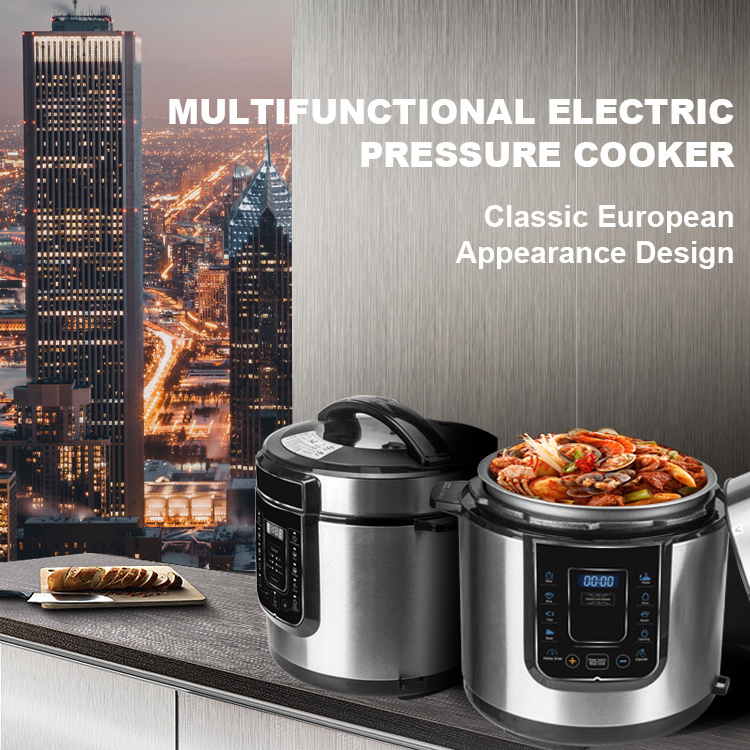 stainless steel shell smart rice pot electrical presser multicooker canning multi multipurpose electric pressure cooker digital