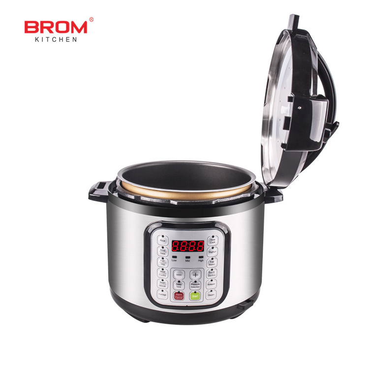 5l large commercial non stick stainless steel smart multifunction microwave electric rice pot electric high pressure cooker