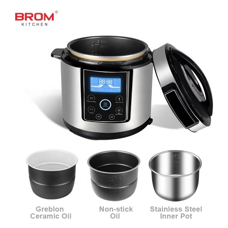 china electr pressure cook timer multicooker multipurpose rice pressure pot steel wholesale prices of electric pressure cookers