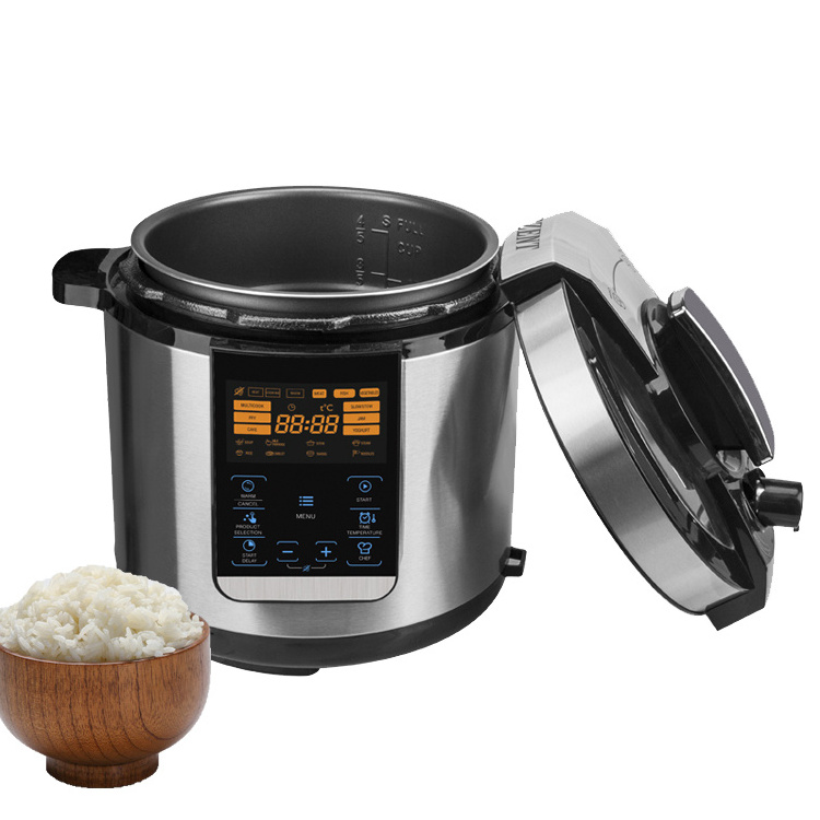 duo function aluminum canning pot multifunction presser cooker smart electrical rice multicooker electric pressure cooker 110v