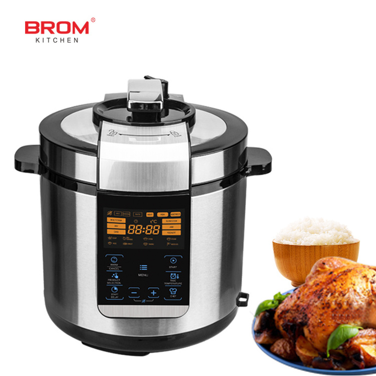 duo function aluminum canning pot multifunction presser cooker smart electrical rice multicooker electric pressure cooker 110v